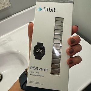 Fitbit Versa Metal Links Watch Band